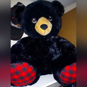 Big Black Plaid Teddy